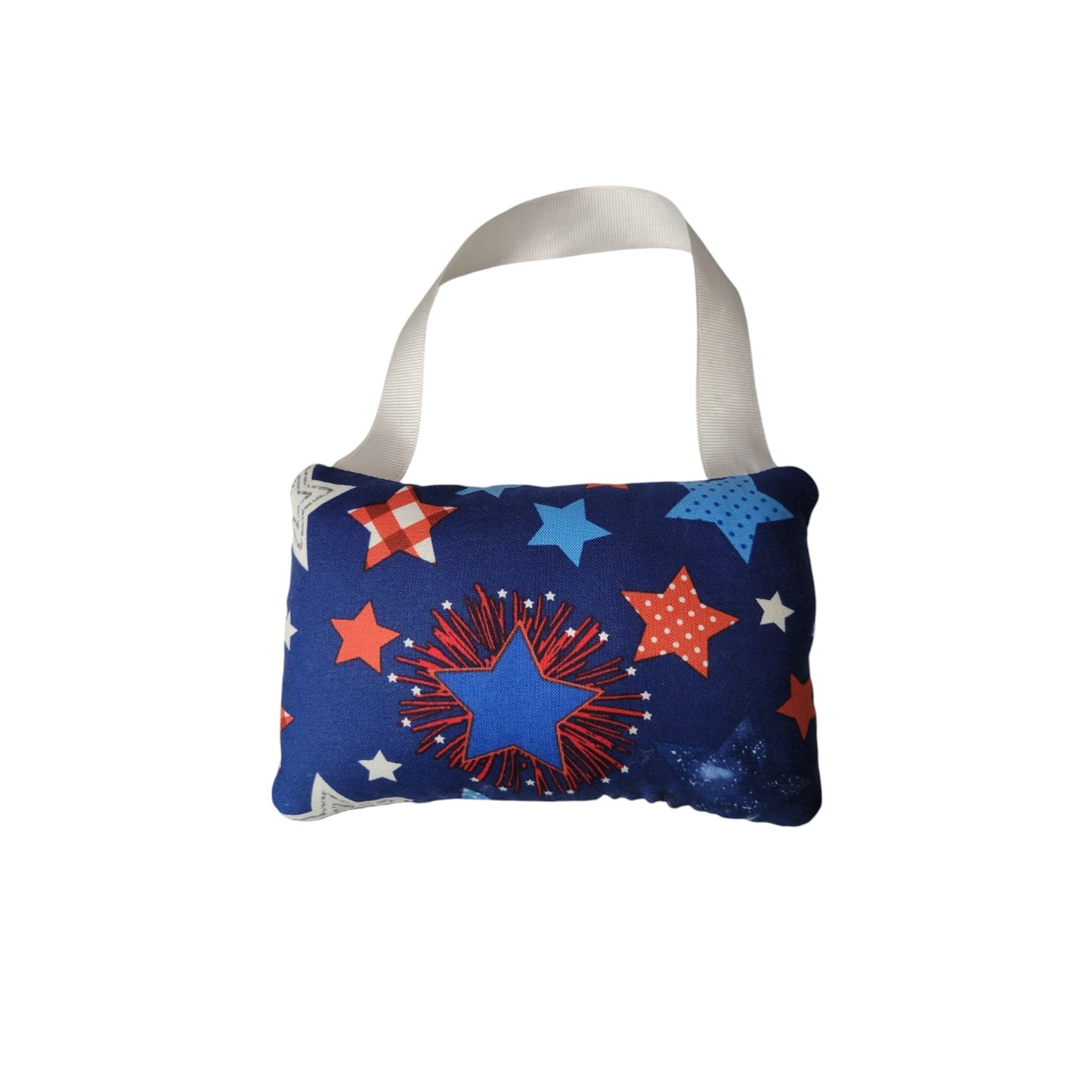 Keepsake Tooth Fairy Pillow | 5x7 Inch | Red, White & Blue Stars