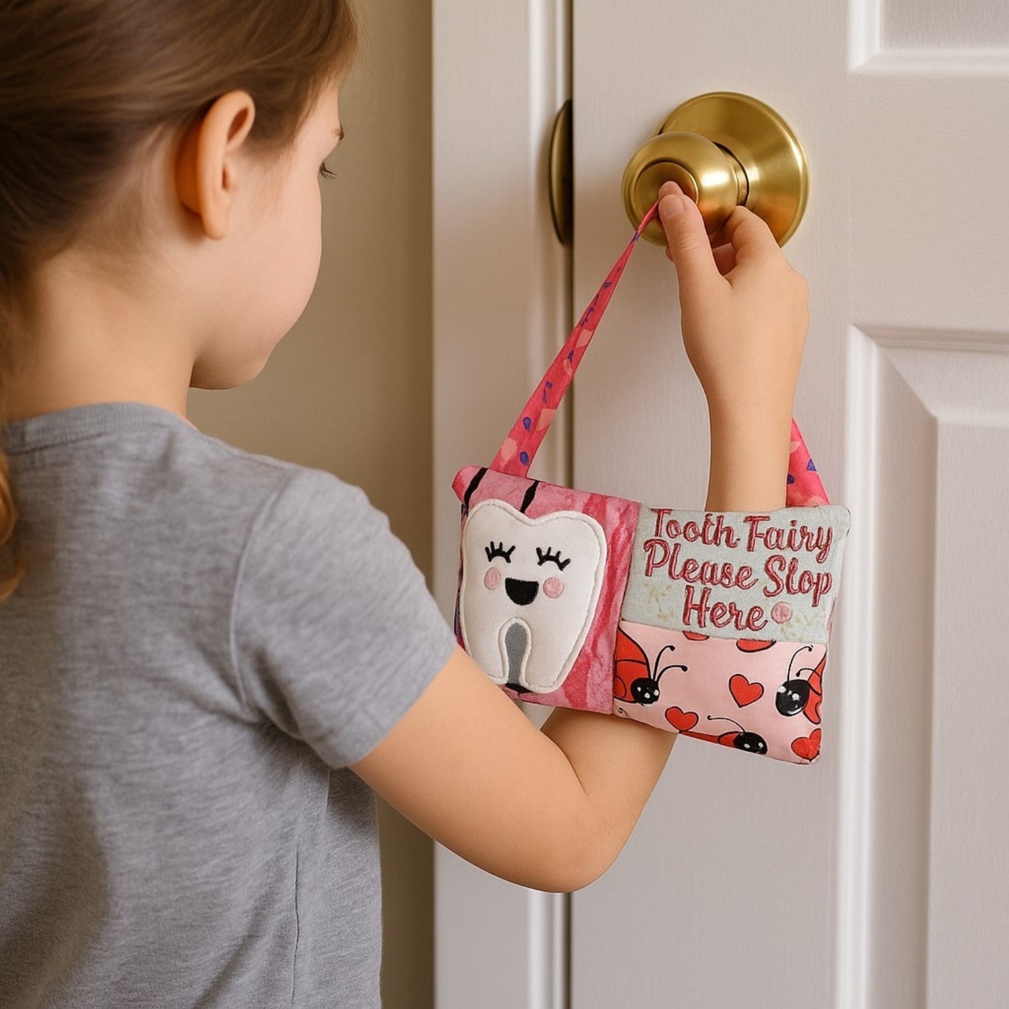Pink Camo Tooth Fairy Pillow | Cute & Unique Pillow for Kids