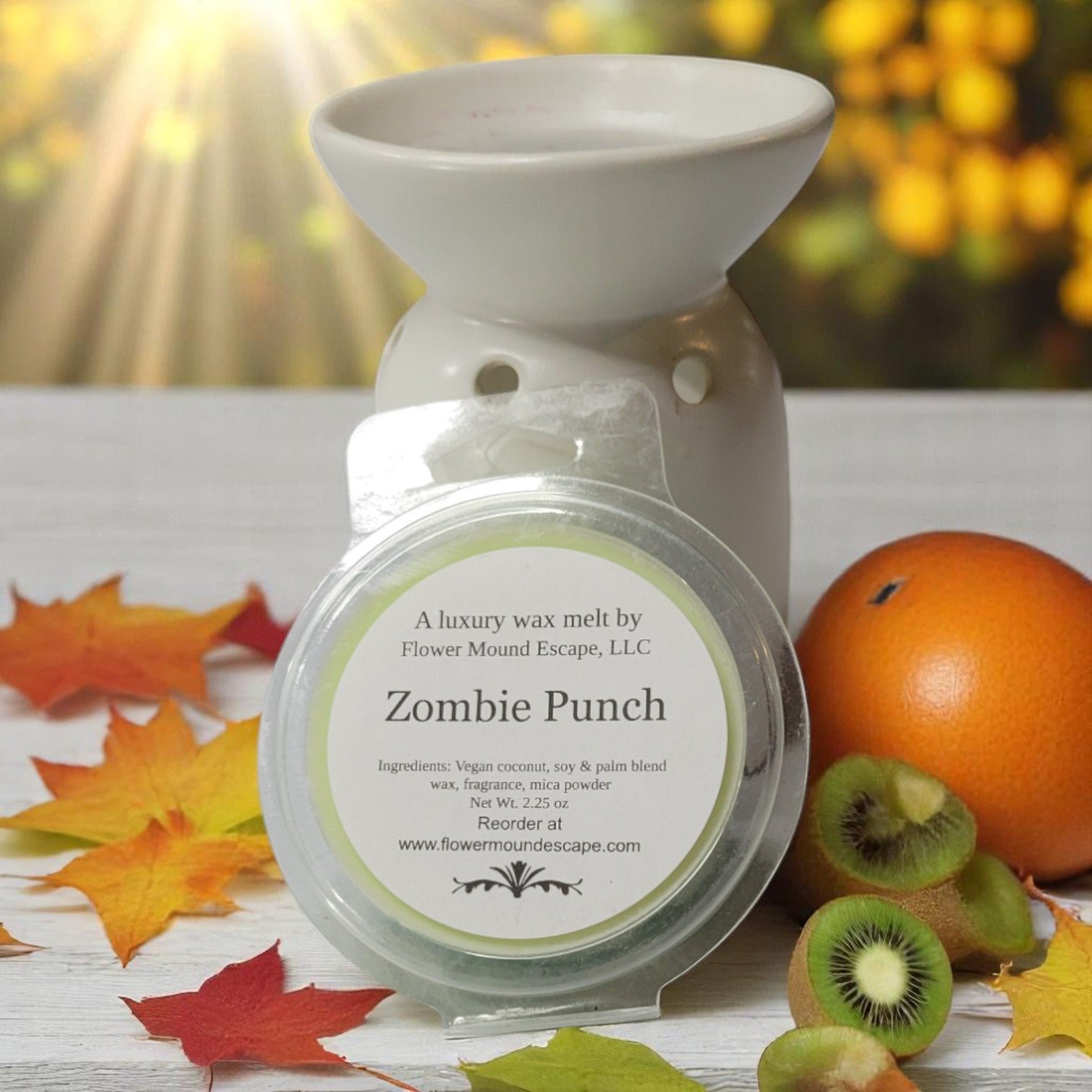 coconut and palm wax blend Zombie Punch Luxury Wax Melt | Coconut/Soy/Palm Blend