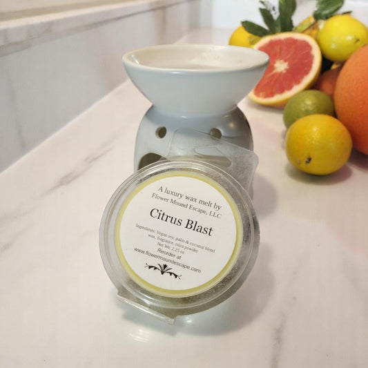 Citrus Blast Luxury Wax Melts | Bright Citrus Coconut Soy Blend | Handmade Joy