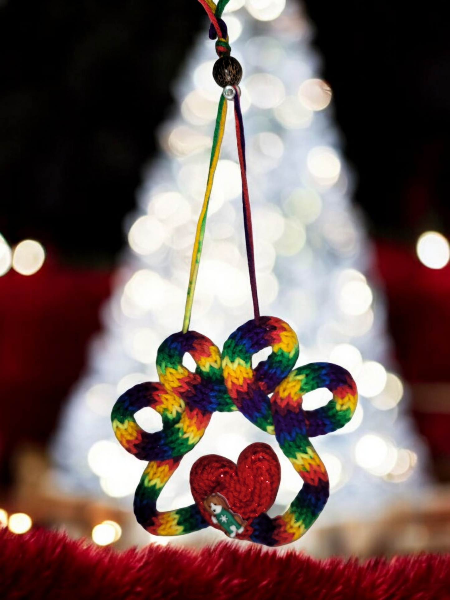 Fundraiser Ornament – Benefits Kountry’s Kritters Animal Rescue (Jonesboro, LA) – Limited Rainbow Edition