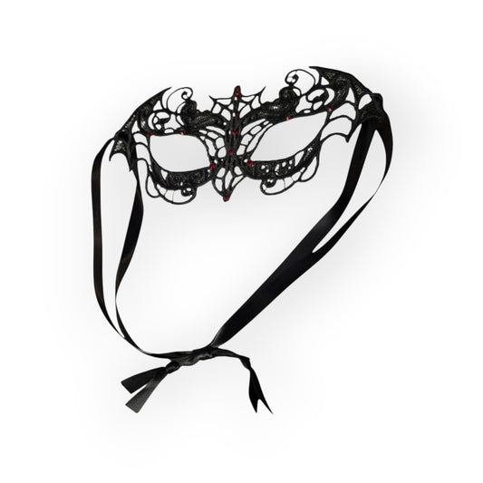 Belle of the Ball Lace Mask | Gothic Masquerade | Freestanding Lace