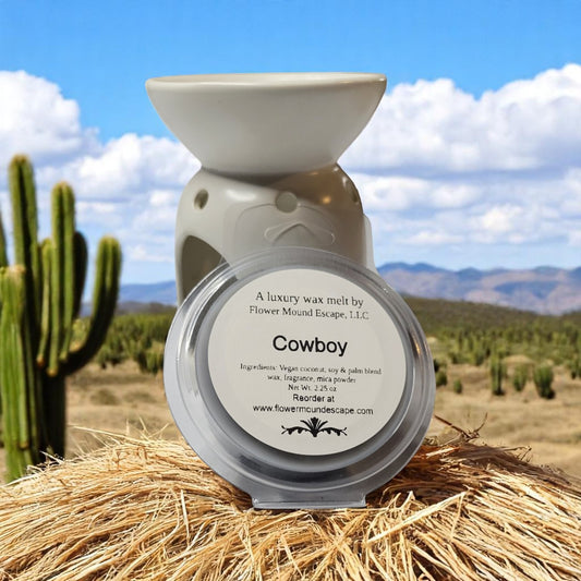 Cowboy Luxury Wax Melts – Bestselling Masculine Scent | Phthalate-Free Coconut Soy Wax