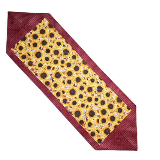 Autumn Table Runner – 100% Cotton Fall Table Decor, 13 x 40 Inch Farmhouse Table Runner
