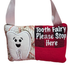 Handmade Boy Tooth Fairy Pillow with Pocket | Lost Tooth Keepsake Gift for Kids
