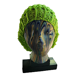 Bright Green Adult Slouchy Hat-