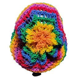 Box of Crayons Loom Knit Slouchy Hat-