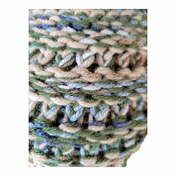 Earthy Colors Adult Loom Knit Beanie-