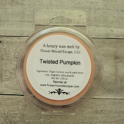 Twisted Pumpkin Luxury Wax Melts-pumpkin, fall, fall scents, autumn scents, pumpkin scent, wax melt, luxury wax melt